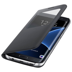 Чехол для сотового телефона Samsung S View Cover S7 Edge Black (EF-CG935PBEGRU)