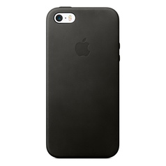 Чехол для iPhone Apple iPhone SE Leather Case Black (MMHH2ZM/A)
