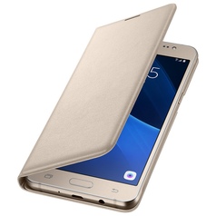 Чехол для сотового телефона Samsung Flip Wallet J5 Gold (EF-WJ510PFEGRU)