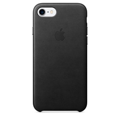 Чехол для iPhone Apple iPhone 7 Leather Case Black (MMY52ZM/A)