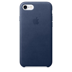 Чехол для iPhone Apple iPhone 7 Leather Case Midnight Blue (MMY32ZM/A)