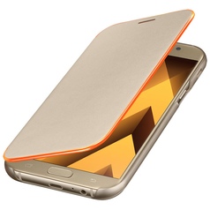 Чехол для сотового телефона Samsung A7 2017 Neon Flip Cover Gold