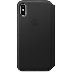 Чехол для iPhone Apple iPhone X Leather Folio Black (MQRV2ZM/A)