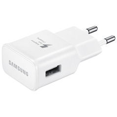 Сетевое зарядное устройство Samsung 1 USB 2A+кабель microUSB+быстрая зар.(EP-TA20EWE)