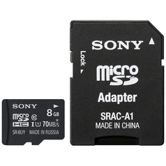 Карта памяти SDHC Micro Sony SR-8UYA