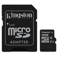 Карта памяти SDHC Micro Kingston SDC10G2/16GB