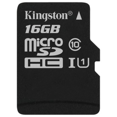 Карта памяти SDHC Micro Kingston SDC10G2/16GBSP