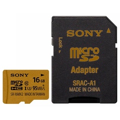 Карта памяти SDHC Micro Sony SR-16MX2A/NT