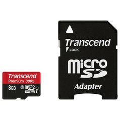 Карта памяти SDHC Micro Transcend TS8GUSDU1