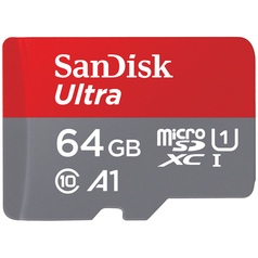 Карта памяти SDHC Micro SanDisk Ultra 64GB (SDSQUAR-064G-GN6MA)