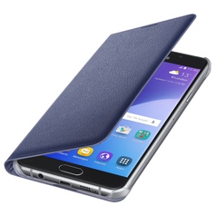 Чехол для сотового телефона Samsung Flip Wallet A7 2016 Black (EF-WA710PBEGRU)