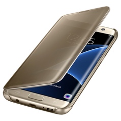 Чехол для сотового телефона Samsung Clear View Cover S7 Edge Gold (EF-ZG935CFEGRU)