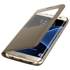 Чехол для сотового телефона Samsung S View Cover S7 Edge Gold (EF-CG935PFEGRU)
