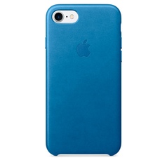 Чехол для iPhone Apple iPhone 7 Leather Case Sea Blue (MMY42ZM/A)