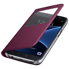 Чехол для сотового телефона Samsung S View Cover S7 Vinous (EF-CG930PXEGRU)