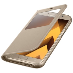 Чехол для сотового телефона Samsung A5 2017 S View Standing Cover Gold