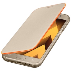 Чехол для сотового телефона Samsung A3 2017 Neon Flip Cover Gold