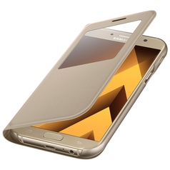 Чехол для сотового телефона Samsung A7 2017 S View Standing Cover Gold