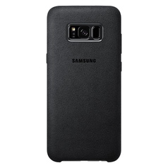 Чехол для сотового телефона Samsung Galaxy S8+ Alcantara Dark Grey (EF-XG955ASEGRU)