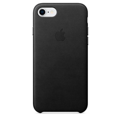 Чехол для iPhone Apple iPhone 8 / 7 Leather Case Black (MQH92ZM/A)